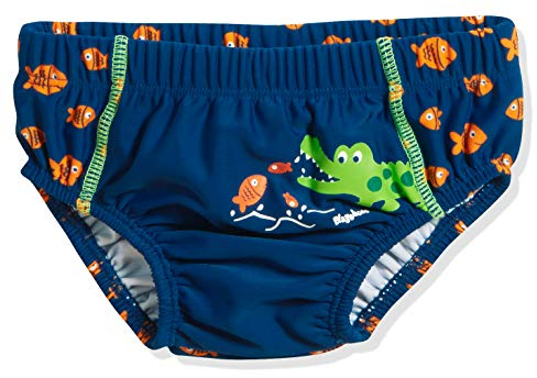 Playshoes Pantaloni Pannolini Con Protezione Uv, Costume da bagno costume da bagno Unisex - Bambini e ragazzi, Coccodrillo, 62-68