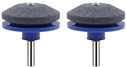 4Everhop Messerschärfer für Rasenmäher, 50 mm, für Handbohrmaschine, Schleifmaschine, Rotationsmäher und Werkzeugschärfer