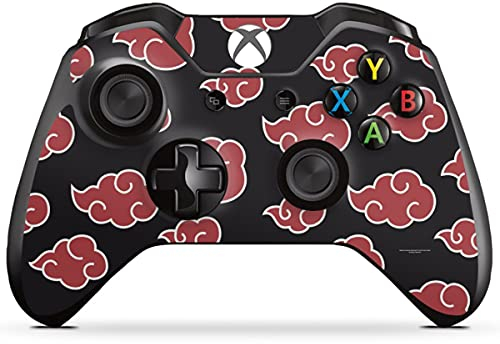 DeinDesign Skin kompatibel mit Microsoft Xbox One Controller Folie Sticker Offizielles Lizenzprodukt Naruto Shippuden Akatsuki