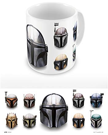 Erik Taza Star Wars - Taza desayuno / Taza The Mandalorian, Producto con licencia oficial - Taza cerámica