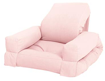 Karup Design Mini Hippo Kindersessel |Kinderstuhl Futonsessel und Kinder Bett für die Jugendzimmer | Kindermöbel in 7 Farben auswählbar| Farbe Pink | Spielen . Enspannen . Wiederholen.