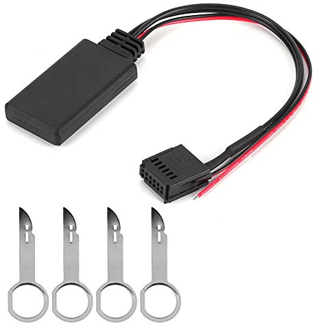 KIMISS Duokon - Adattatore senza fili per auto Bluetooth AUX-IN per Focus/Mondeo/Fiesta 6000 CD