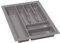 ALUSFERA Rangement pour Couverts 40 cm – Organisateur de Tiroirs avec Compartiments – Range-Couverts de Haute Qualité pour une Cuisine Bien Rangée – Ajustable et Facile à Nettoyer – 330x490mm Argent