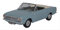 Oxford Die Cast Ford Cortina MKII Crayford Convertible - Blue Mink Roof Down