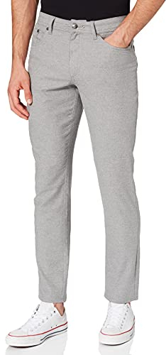 Hackett London Mens Flannel 5 Pkt Pants, 945grey, 37