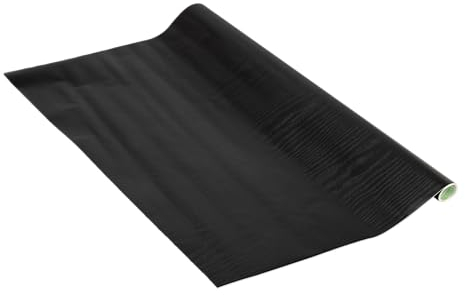 Venilia Pellicola adesiva Greenline, Aspetto legno Legno nero Nero, 67,5cm x 2m, Spessore 95μ, Pellicola autoadesiva per mobili o cucina, carta da parati, PVC senza ftalati, Prodotto in UE