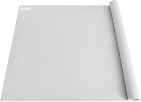 Foepoge Silikonmatte Groß 92x61 cm Bastelmatte für Resin Gießharz, Hitzebeständig Arbeitsmatte Silikon Unterlage für Epoxidharz Handwerk Schmuck Guss, Tischset, Platzset, Tischmatte, Grau