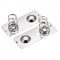 sourcing map 10Stk Batterie Feder Platte AA Feder Kontakt Vernickelt 28mmx12mm
