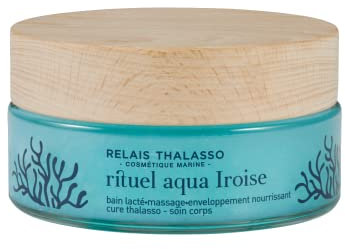 Relais Thalasso Cosmétique® Rituel Aqua Iroise-Bain lacté-Massage-Enveloppement-Complexes 3 Algues-Relaxant et hydratant – 200ml Naturalité : 97%