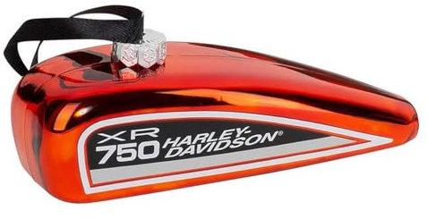 Harley-Davidson XR-750 Christbaumschmuck zum Aufhängen, Glas, für den Urlaub