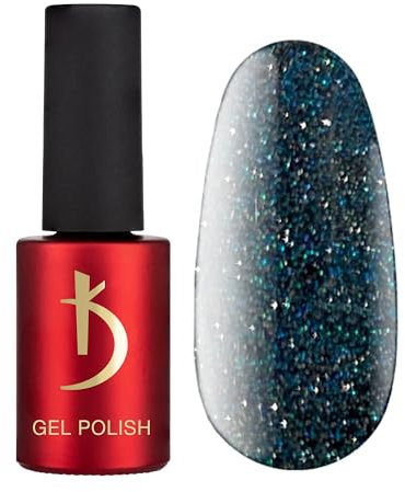 UV Nagellack Gel für Nägel - Blue Sky Shimmer - Gel Nail Polish UV-LED -7ml- langlebig - Glanz Maniküre - DIY Nageldesign - Farbe GelNägel Manicure