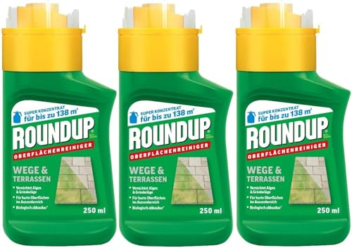 3 X 250ml Roundup®Wege & Terrassen Konzentrat