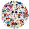 100 Stück Kawaii Sticker,Minnie Vinyl Sticker Set Wasserfest Graffiti Stickers, Mickey Aufkleber für Laptop Skateboard Koffer Scrapbook Telefone Pad,Geschenk für Kinder Teenager Erwachsene