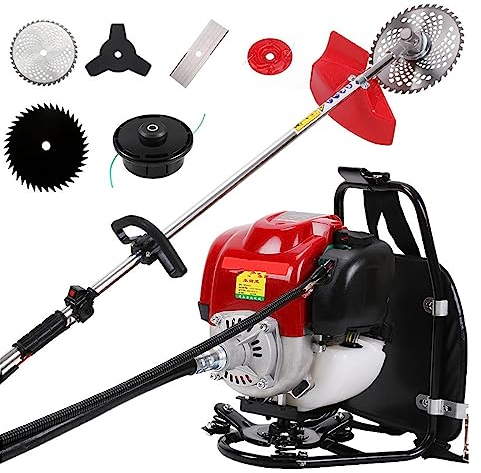 Hedge Trimmer,Grass Cutter,Hedge Shear,Lawn Mower, 6 In 1 Multi Tool Backpack Brush Cutter 4 Stroke 35 (140FA) Engine Petrol Grass Cutter for Garden, Lawn(35 SET)