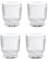 JUJNE Lot de 4 petits pots de fleurs auto-arrosants avec réservoir profond