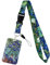 JEXOWIQ Porta badge,Cordino Porta Badge da Collo Personalizzato, Porta Badge per Carte d'identità con Cordino,Portabadge Collo Retrattile per Porta Badge Identificativo,Ufficio Scuola