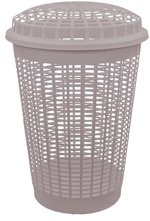 Cesta Portabiancheria Essential Linda | Tortora | 60 L | Made in Italy