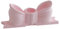perfk Kerzenhalter mit Schleife, konischer Kerzenhalter, moderner Tischkerzenhalter für Wohnzimmer, Kamin, Hochzeitsfeier, Dekoration - Rosa