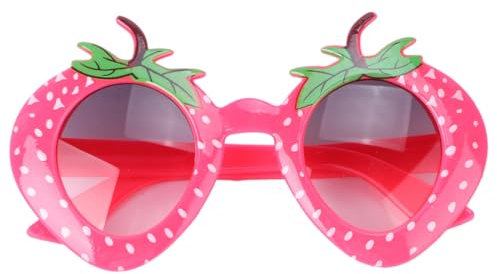 ANDRESLAD 1 Stück Erdbeerbrille Für Kostümpartys Kreative Sonnenbrille Mit Lustigem Design Ideales Brillenzubehör Für Sommerfeste Und Mottopartys Modebewusst Und Verspielt