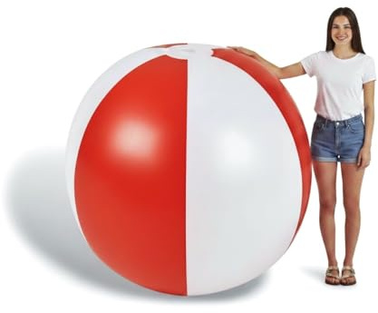 Dozer Riesiger, aufblasbarer XXL-Wasserball mit 300 cm Umfang. Riesiger Wasserball für Kinder und Erwachsene. Ideal für Pool, Garten und Veranstaltungen, Festivals, Geburtstagspartys, Sommerspielzeug