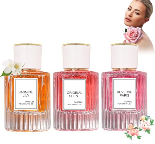 30ml*3pcs Pheromone Parfum Woman Set,Pheromon Parfüm Frauen Damen,Enhanced Scents Pheromon Parfüm Collection,Tragbarer Damendüfte Blumiges und Fruchtiges Parfüm mit Langanhaltendem Duft