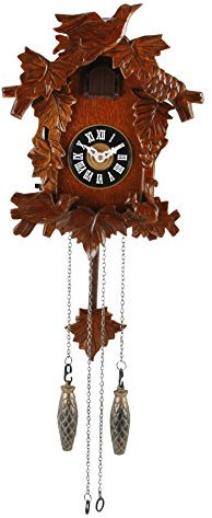 Classic Quartz Cuckoo Clock with Birds W6754