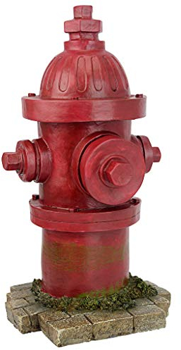 Design Toscano Des Hundes zweitbester Freund, Feuerhydrantenfigur