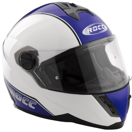 ROCC 521 Integralhelm, Farbe weiss-blau, Größe S (55/56)