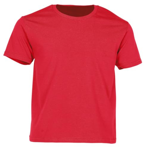 Fruit of the Loom Jungen T-Shirt, Rot, 1-2 Jahre (92)