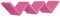 MODULARREDO | SAETTA Mensola da Muro, Mensola Cameretta, Mensola da Parete, Mensole Cameretta Bambina, 57x11 p15.5 cm, Fuxia - Made in Italy