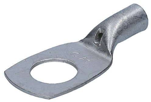 10 Stück Cembre A1-M8 Rohrkabelschuh 4-6mm² M8 I Kupfer verzinnt I Schraubloch 8mm I Hoher Korrosionsschutz I Optimale Leitfähigkeit I Kabelschuhe Anschlussklemme