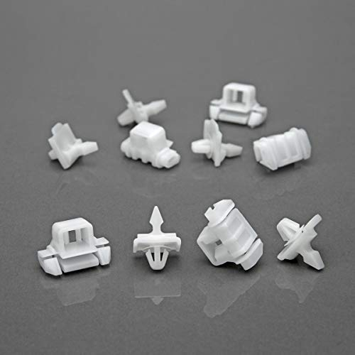 LST 10 teilig Zierleisten Seitenleisten Befestigung Clips f. W202 W124 124