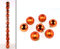 kunstpflanzen-discount.com Christbaumkugeln korallenorange farbig mit 6cm als 12er Set matt und glänzend