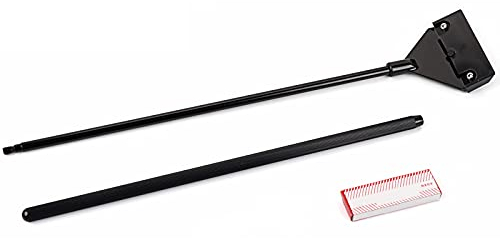 Aquarium Reinigung Set, Aquariumreiniger Algen Schaber langer Griff abnehmbarer Behälter Rasierklinge Glas Reinigungswerkzeug für Glasaquarium Aquarium