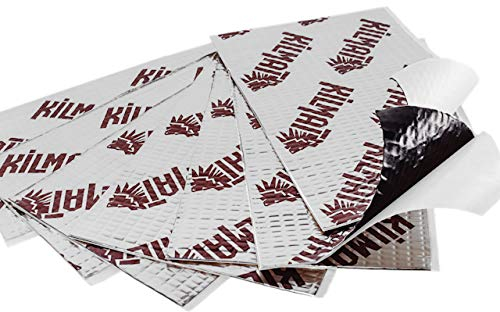 KILMAT da 2 mm 1,7 mq Isolante insonorizzante per auto, Fonoassorbente Butilico da Auto, Isolamento Acustico e Smorzamento di vibrazioni