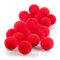 com-four® 24x Clownsnasen aus Schaumstoff - Ø 5cm - falsche Nasen, Schwammnase in Rot für Kostüme, für Fasching, Karneval oder andere Mottopartys