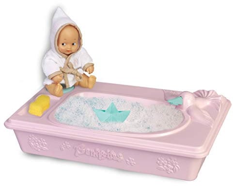 los Barriguitas Bañera con muñeca bebé y Accesorios, Multicolor
