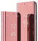 IMIRST iPhone 13 Case, Mirror Design Clear View Flip Bookstyle Luxury Protecter Shell With Kickstand Case Cover for Apple iPhone 13 6.1 2021. Flip Mirror: Rose Gold