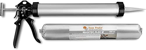MASITEC FLEX W de Tecno Prodist (MASITEC + PISTOLA APPLICATION) Enduit en polyuréthane pour joints de dilatation et de fissures - Mastic colle élastomère polyuréthane - Gris