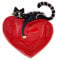 Publisit Broche Vintage, Broche Femme Originale, Broche Vêtement Femme, Coeur, Chat, Email, Epingle, Tendance, Bijoux Femme