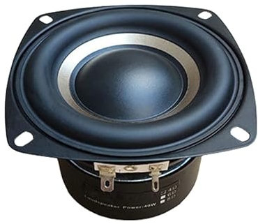 GatherTOOL 1 PC Subwoofer de Altavoz de bajo 100W de 4 Pulgadas Subwoofer Speaker 4OHM 8OHM 4 Capa de Voz Bobina Bobina Altavoz for el Cine en casa de Audio Bricolaje (Color : 8Ohm Circular)