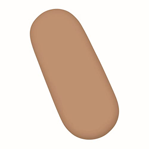 Spannbetttuch für Babykörbchen, 100 % Baumwolle, oval, Haselnuss