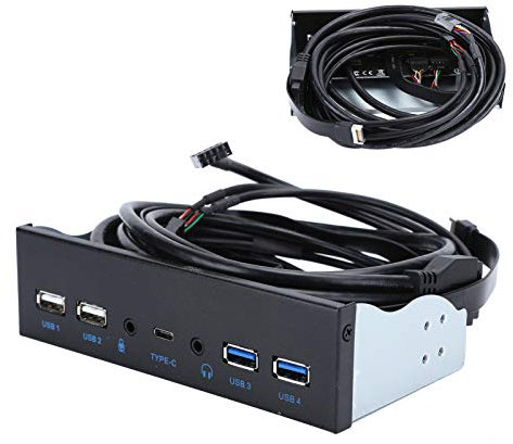 Pyhodi Interfaz de Audio USB 3.0 Interfaz de Audio de Audio de Alta Definición Aceite Esmerilado para WINXP 8 7 10