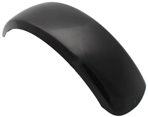 Schutzblech Zubehör 6,1 Zoll/15,6 Cm Flache Motorrad Hinten Fender Flares Anhänger Motorrad Schmutzfänger Für Harley Für Bobber Für Chopper Für VTX DS Motorrad Kotflügel (Farbe : Schwarz)