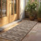 Biscpro Tapis d'entrée Interieur 50x120cm Paillasson,Antidérapant Lavable Tapis de Porte,pour Passage,Couloir,Cuisine,Terrasse,Jardin,Chambre-Café