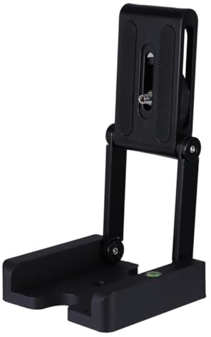 Homoyoyo Quick Release Plate Slide Rail for Camera Tripods Portable Folding Camera Stand Mount Z-type for Filming