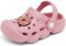 INMINPIN Unisexe Enfants Sabots Fille Garçon Bébé Sandales de Jardin Eté Antidérapant Légère Chaussures de Plage et Piscine,Rose,21 EU= Fabricant 22