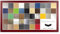 RahmenMax Skane Bilderrahmen Posterrahmen Puzzlerahmen 38x98 cm Weinrot Gewischt Dunkelrot 98x38 cm mit weisser Rückwand und klarem Acrylglas