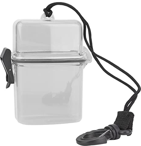 Sluffs Transparente Unterwasserbox mit Seilhaken, Tauch-Trockenboxen, schwimmende wasserdichte Hülle, Tauch-Handyhüllen, versiegelnde trockene Aufbewahrungsbox für Surfen, Kanu, Kajak