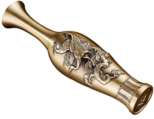 RORPOIR Brass Flower Bud Vase Antike Dekovase Für Stilvolle Tischgestaltung Wohnaccessoire Für Wohnzimmer Und Büro Für Trockenblumen Und Kreative Arrangements